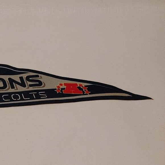 RETRO Super Bowl XLI Pennant AFC CHAMPIONS Indianapolis Colts WinCraft USA - Picture 6 of 6